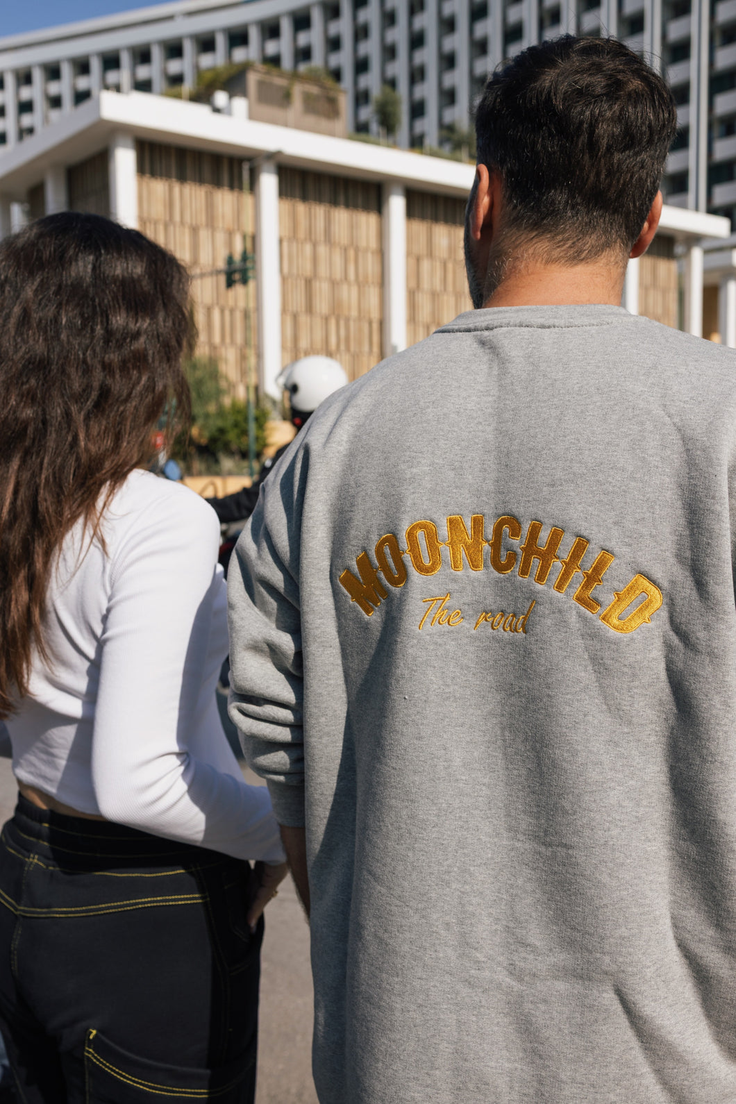 The Road Footer Gray