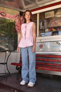 Moonbeam Poplin Blouse