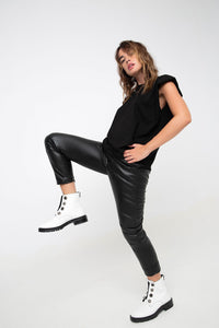 Vegan Leather Pants